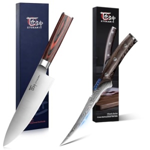 SYOKAMI Fillet Knife 7.2 Inch+8 Inch Japanese Chef Knife