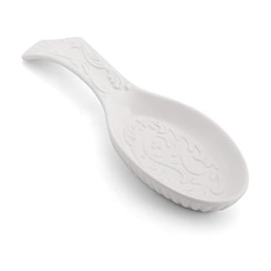 Mikasa Italian Countryside Spoon Rest, 10-Inch, White