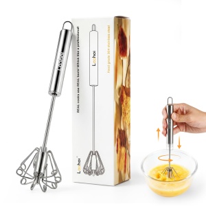Upgraded Stainless Steel Semi-Automatic Whisk