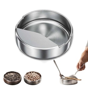 304 Stainless Steel Spoon Rest, Self-Standing Ladle Holder with Stable Base for Stove Top, Handles High Heat & Dishwasher-friendly, for Spatulas, Ladles, Utensils (1PCS)