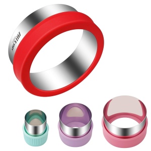 ALLTOP Round Cookie Cutter Set – 4 Different Sizes of Stainless Steel Biscuit Cutters for Baking, Donut, English Muffin, and More