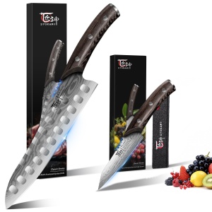 SYOKAMI Gyutou Chef Knife 9.5 Inch+Paring Knife 4 Inch