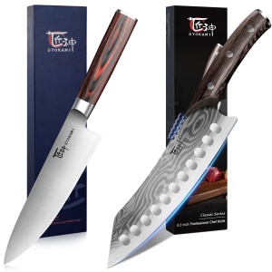 SYOKAMI Kiritsuke Chef Knife 8.2 Inch+8 Inch Japanese Chef Knife