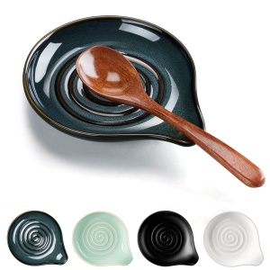 HaWare Spoon Rest for Stove Top, 5.1" Ceramic Spoon Holder